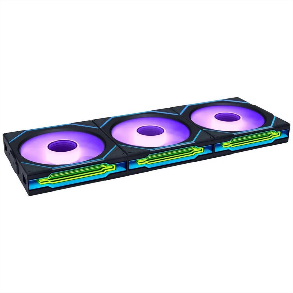 Lian Li Вентилатори За Куќиште UNI FAN TL 3x120mm ARGB PWM Црни 12SLIN1W3B
