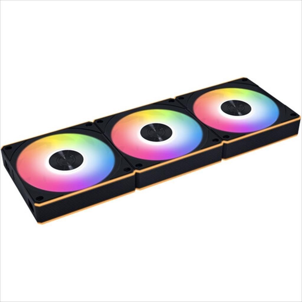Lian Li Кулер За Куќиште UNI FAN CL Wireless Reverse A-RGB PWM 3-Пак Црн 12RCL1W3B