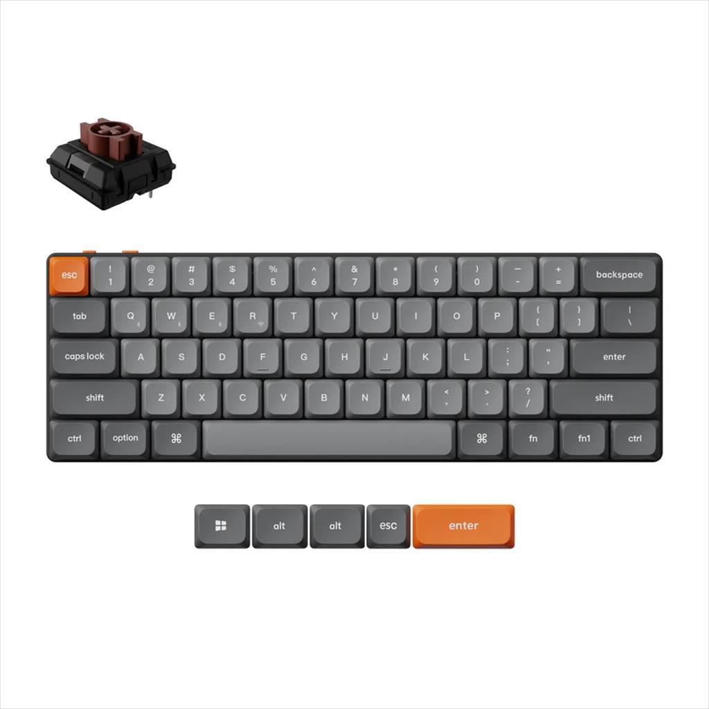 Keychron Механичка Тастатура K9 Max 60% RGB Hot-Swap Brown Свичеви Црна K9M-H3