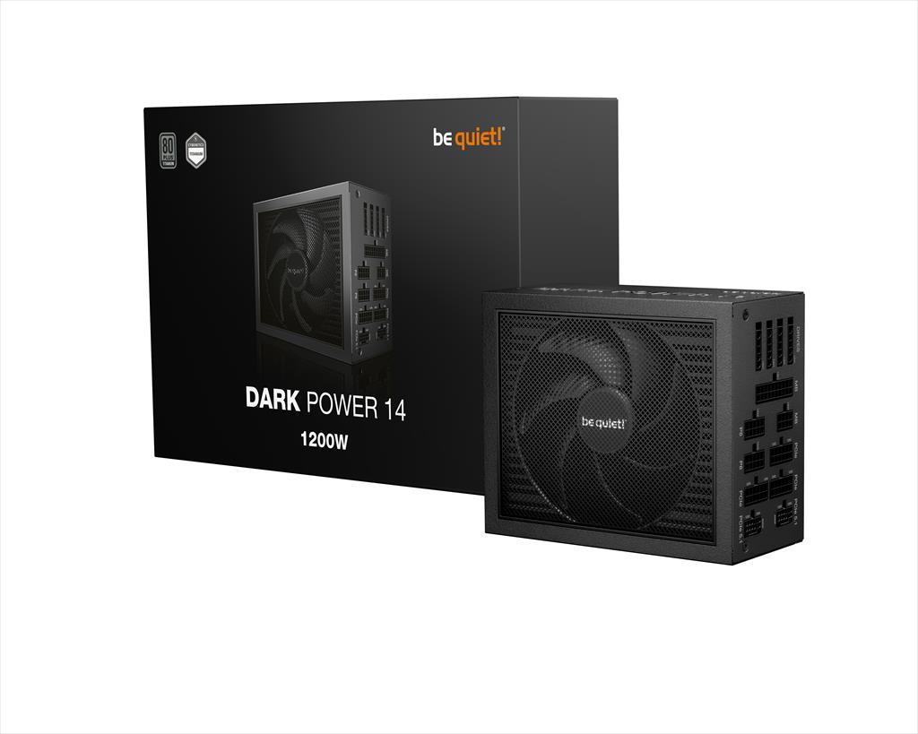Be Quiet! Напојување Dark Power 14 1200W PCIe 5.1 80+ Titanium Full Modular BP021EU