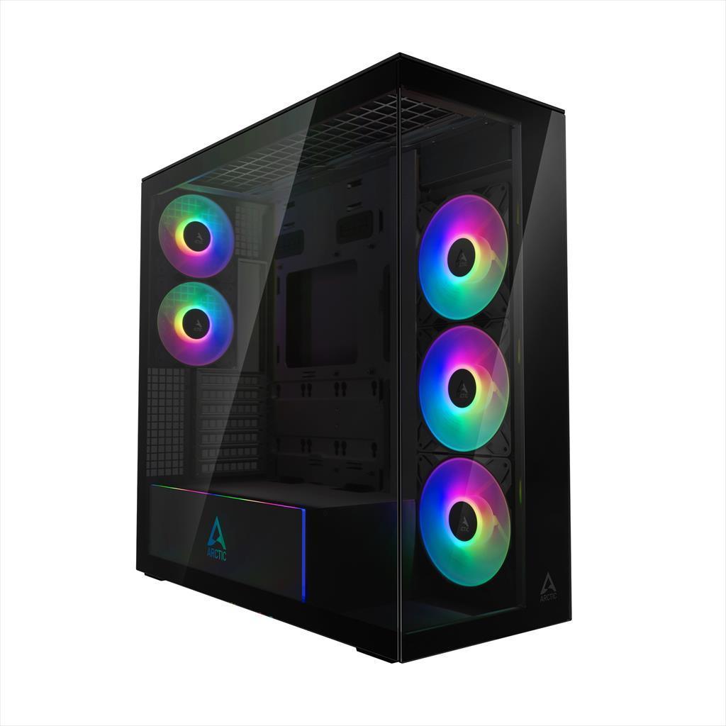 ARCTIC Куќиште XTENDER Mirror Black E-ATX ARGB Калено Стакло ACPCC00018A