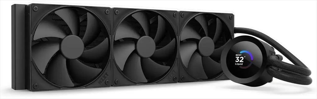 NZXT Водено Ладење За Процесор Kraken Plus 360 3x120mm LCD 1.54 Инчи Мат Црно RL-KN360-B2