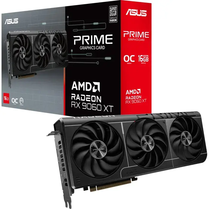 Графичка картичка Asus Dual RX 9060 XT, 16GB GDDR6