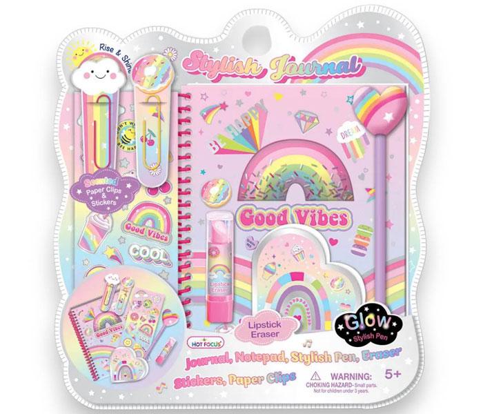 Hot Focus Сет стилски дневник Rainbow 252 RB