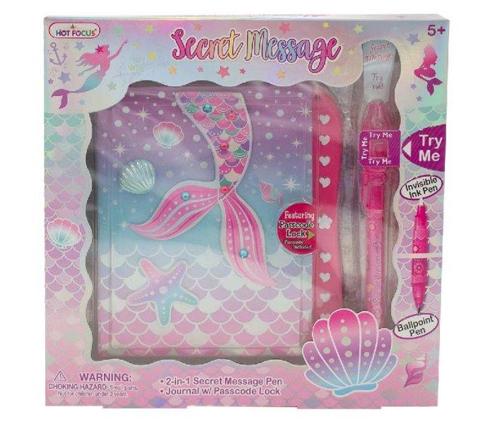 Hot Focus Secret Message Journal – Таен Дневник со Код и Пенкало Декодер