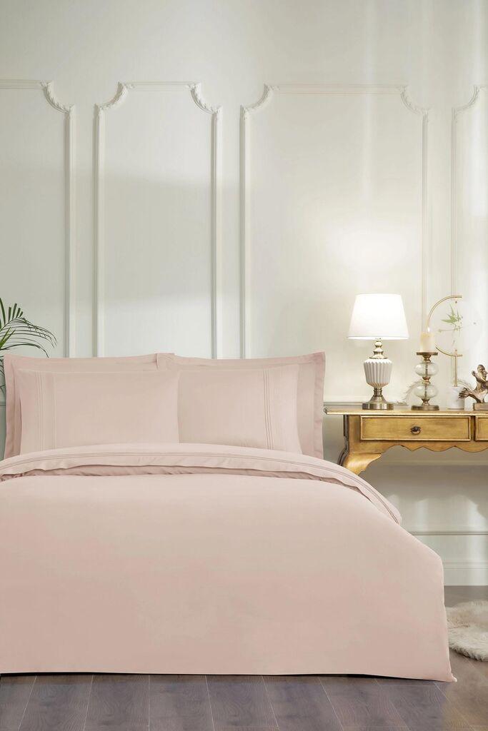 Ozdilek  Двоен сатенски сет постелнина Sadem Organic Soft Line 200x220 cm - Беж