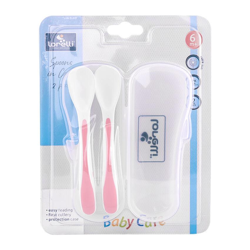 Lorelli Сет лажички со кутија розева