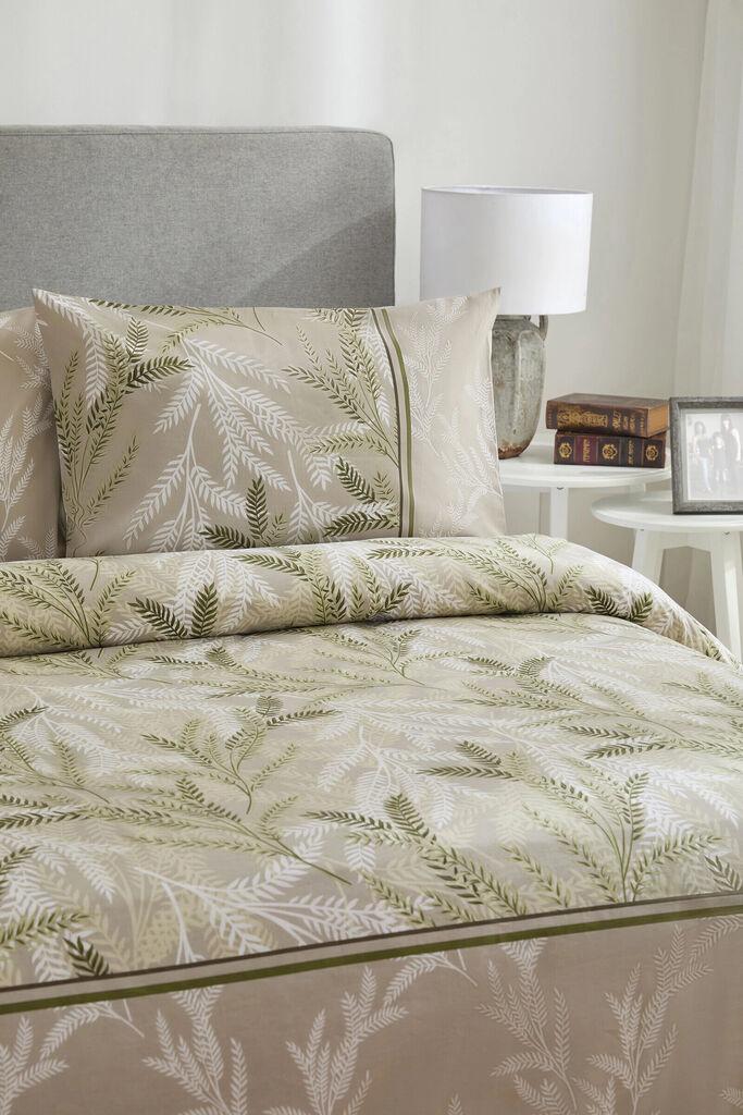 Ozdilek Двоен сет постелнина Floretta Triticum 200x220 cm - Зелен