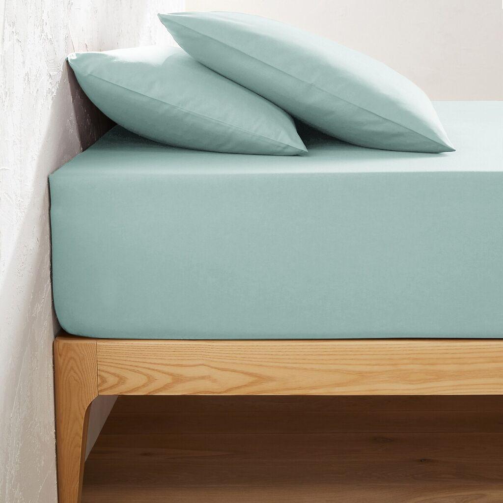 Ozdilek Чаршав со ластик и навлака за перница  Colourist Ranforce 180x200 cm - Светло зелено