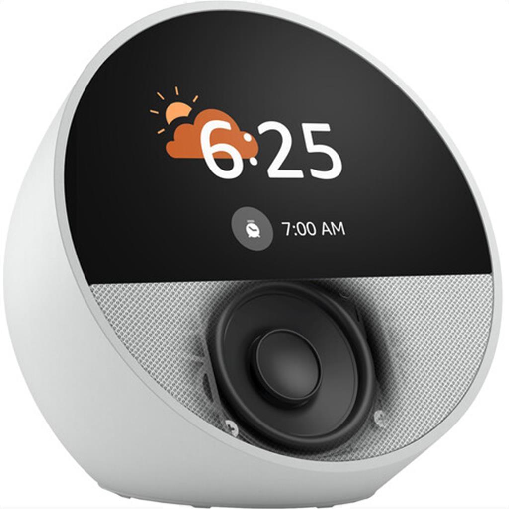 Amazon Паметен Часовник Echo Spot (2024), Бел, B0C2Rsk776