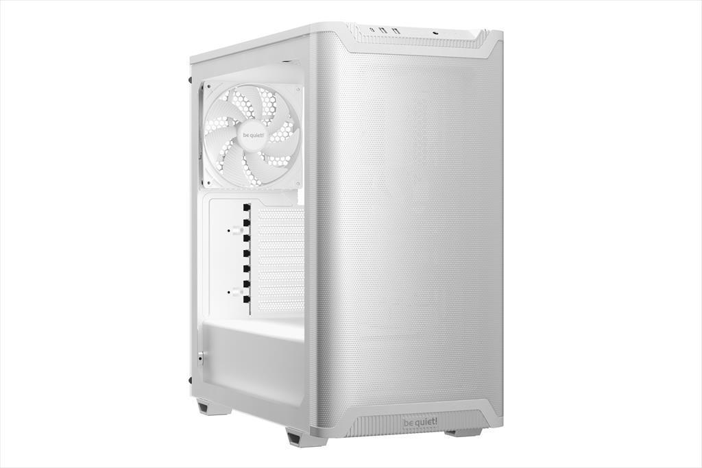 Be Quiet! Куќиште Atx Mid-Tower Pure Base 501 Airflow Window, 2X140Mm Pure Wings 3, Бело Bgw75