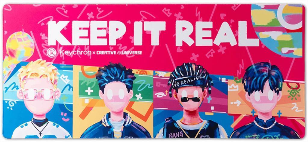 Keychron Подлога за глувче Desk Mat Keep It Real 900X400X3 Dm-4