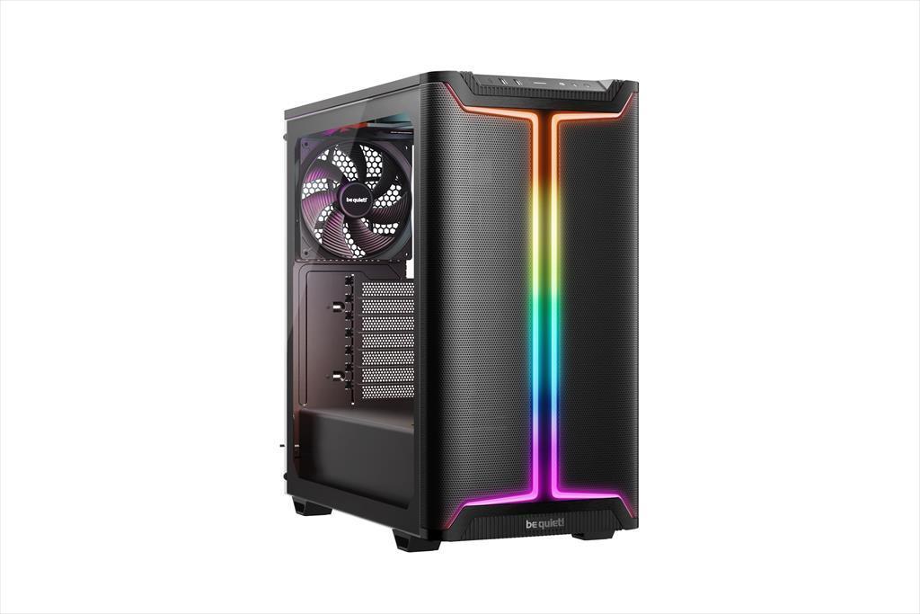 Be Quiet! Куќиште Atx Mid-Tower Pure Base 501 Dx, 3X140Mm Pure Wings 3, Argb Front Strip, Црно Bgw76