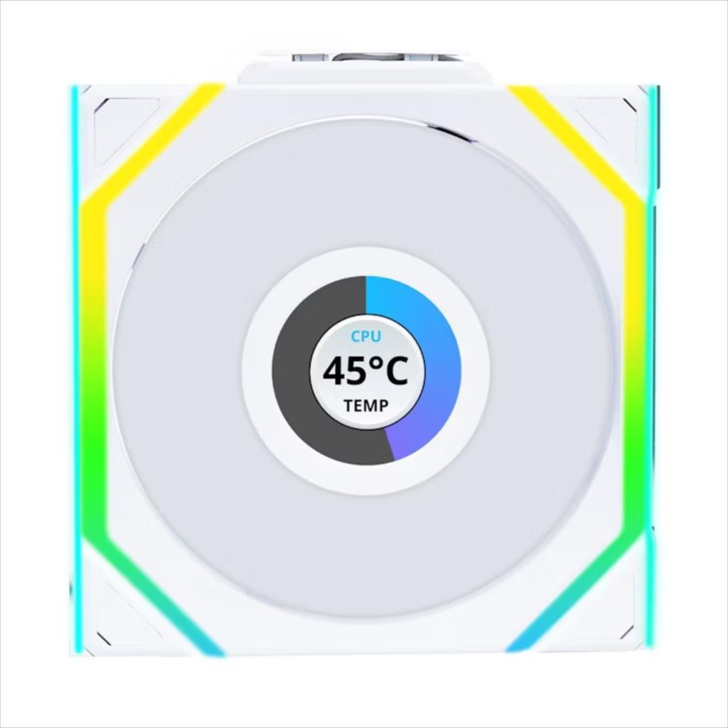 Lian Li Кулер Case Fan 120Mm Uni Fan Sl Wireless Lcd 120 A-Rgb Pwm, White, 12Sllcd1W1W