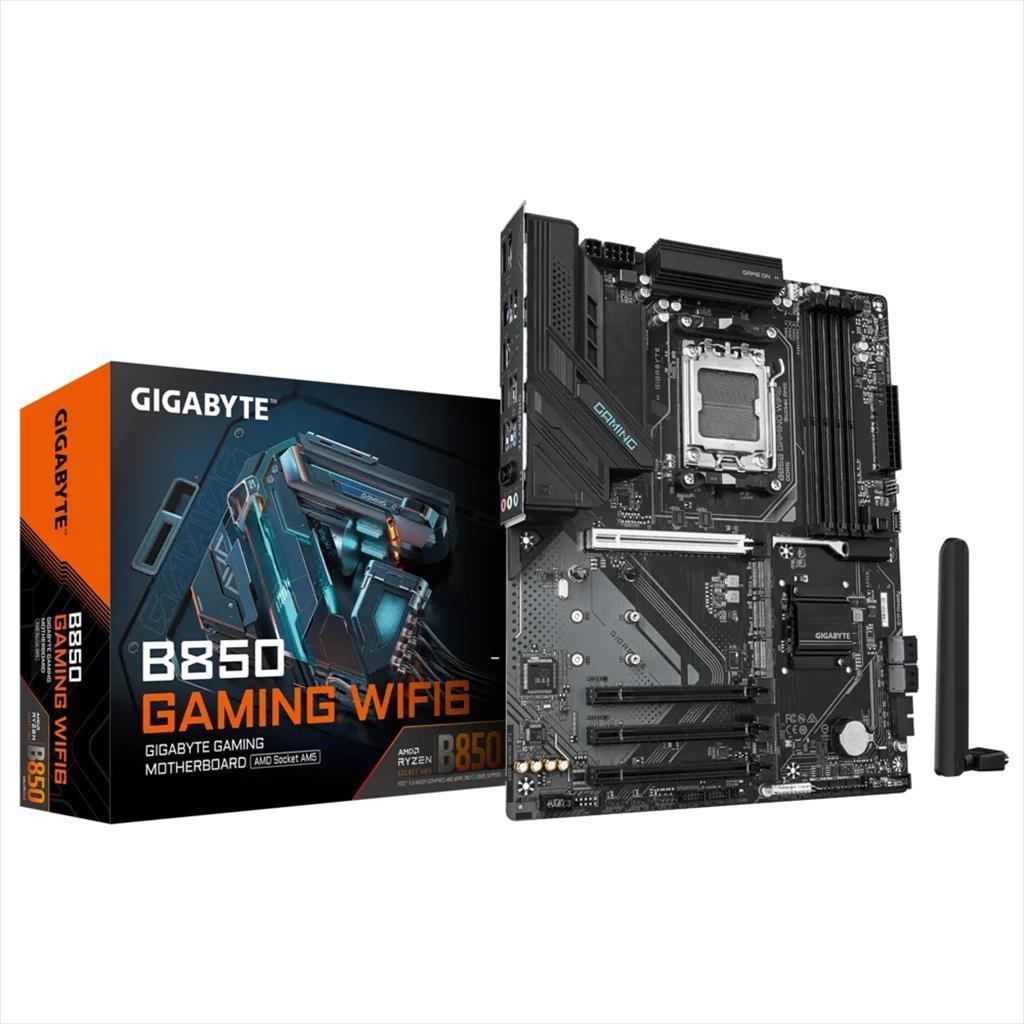 Gigabyte Матична Плоча Am5 B850 Gaming Wifi6 4Xddr5 8200Mhz (O.C), Dp, Hdmi, Pci-Ex16 4.0, 3Xpci-Ex16 3.0, 3Xm.2, 4Xsata3, Wi-Fi 6