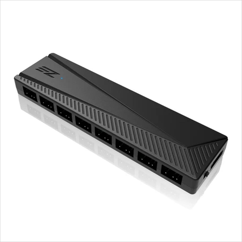 Ezdiy-Fab Хаб За Кулери 8 Pwm Ports + 8 Argm Ports, 12V/5V Sync