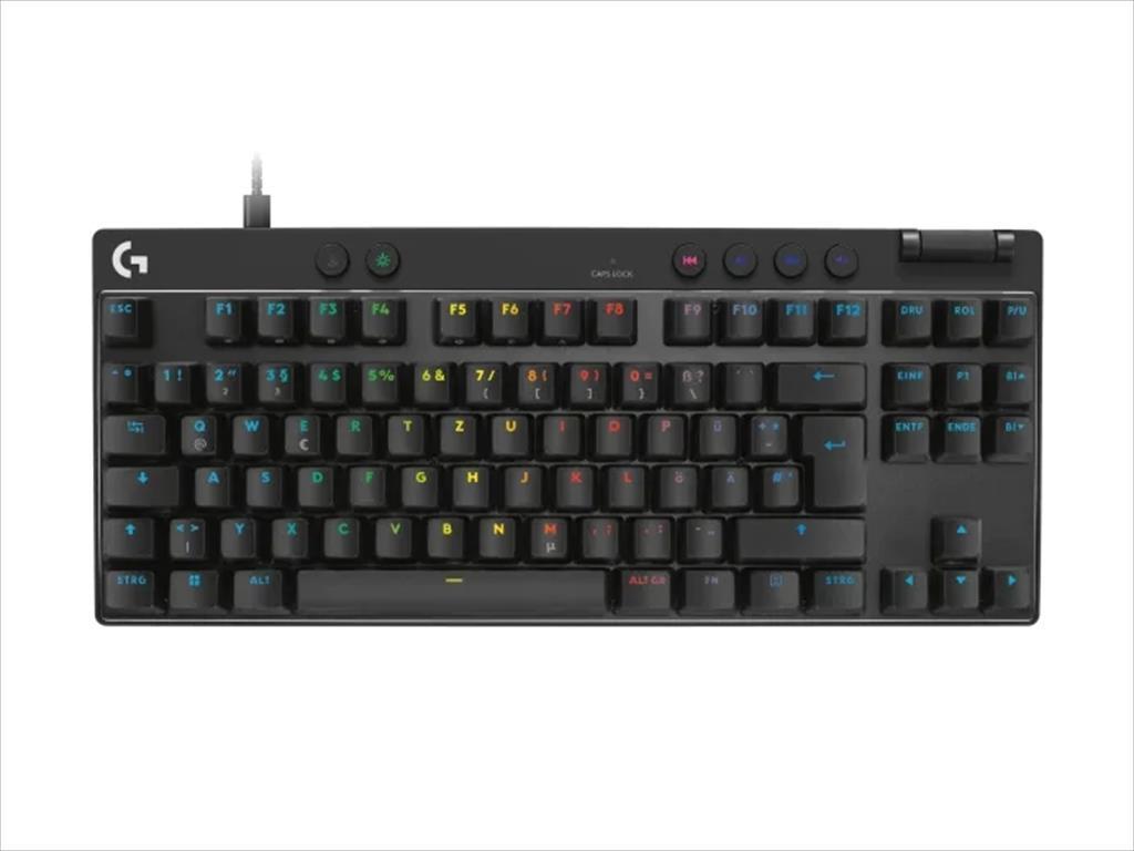 Logitech G Тастатура Механичка G Pro X Rapid Black, Tkl, Lightsync Rgb, Tactile Magnetic, 920-013233