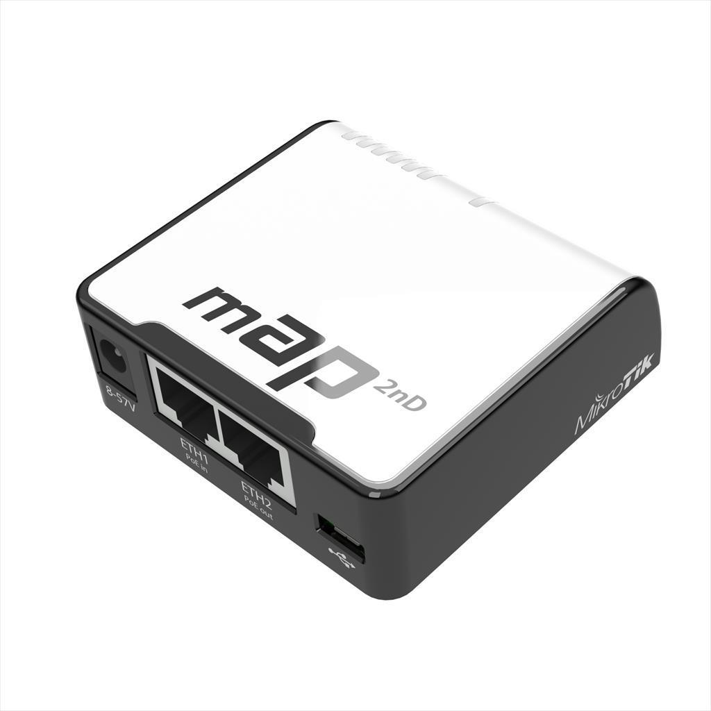 Mikrotik Рутер Mini Map Wireless , Usb, Poe, Rbmap2Nd