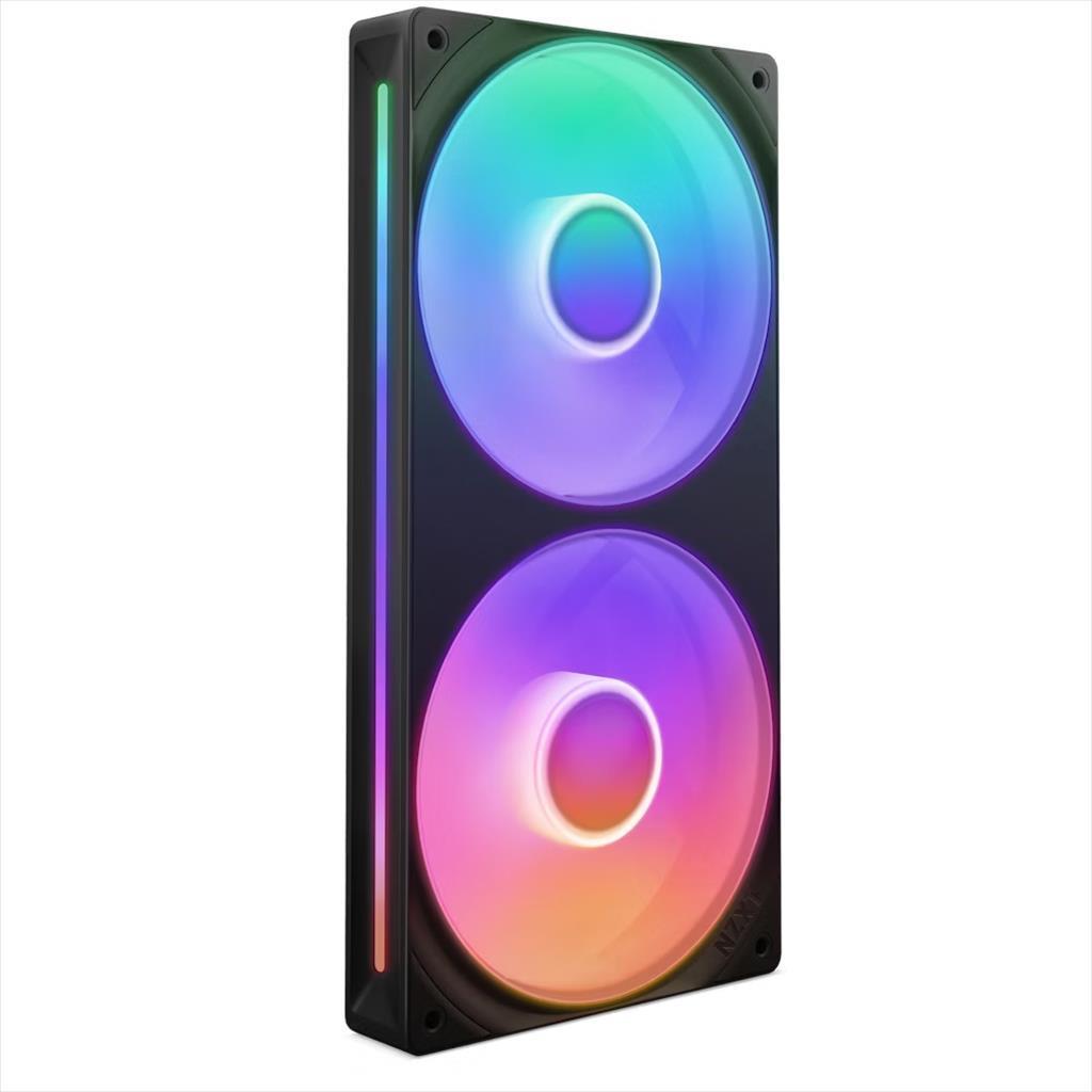 NZXT Кулер 240Mm F240 Single Frame Rgb Core Black Pwm, 2.400 Rpm, Rf-U24Hf-B1