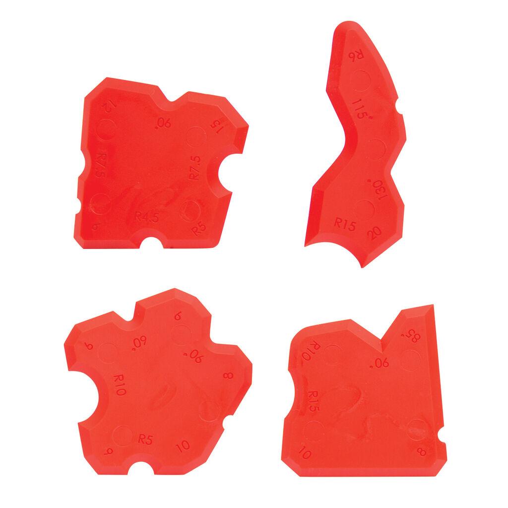 BEOROL Шпатула силикон за фуги црвена