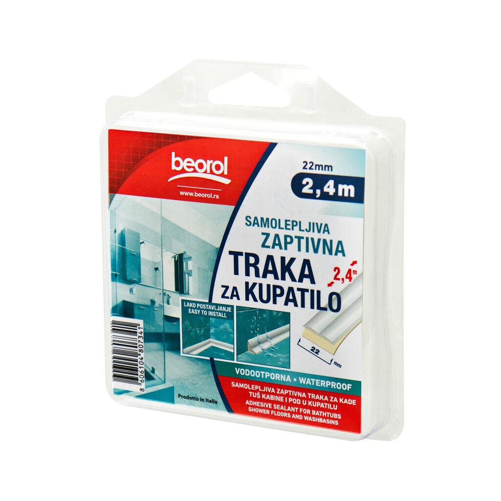 BEOROL Самолеплива лента за заптивање бања 22mm x 2,4m
