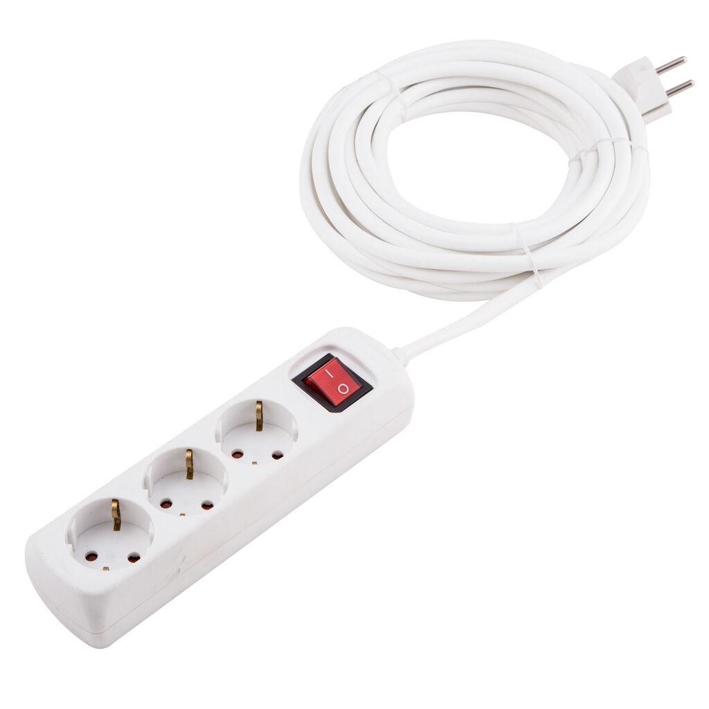 BEOROL Продолжен кабел со прекинувач 3 приклучоци 1,4 m