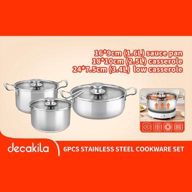 Decakila Сет Тенџериња Kmep049M 3/1