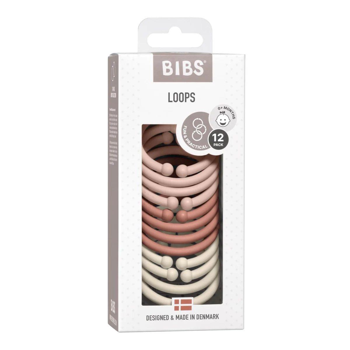 BIBS Loops 12 pack Blush/Woodchuck/Ivory