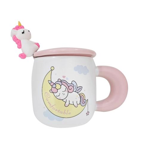 BG Office Шолја, Керамичка, Со Капак, Unocorn , S6150