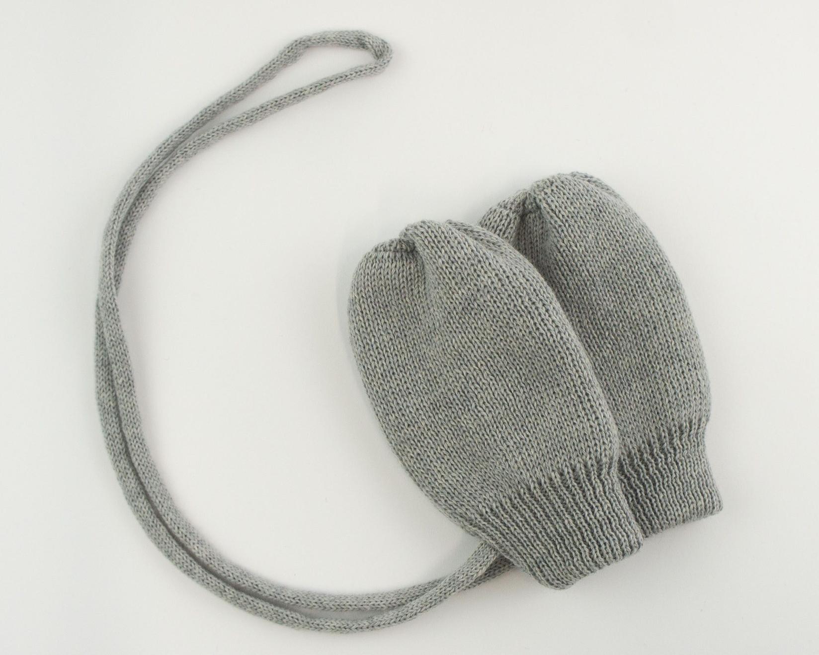 Aliap Ракавички 100% мерино волна - сива