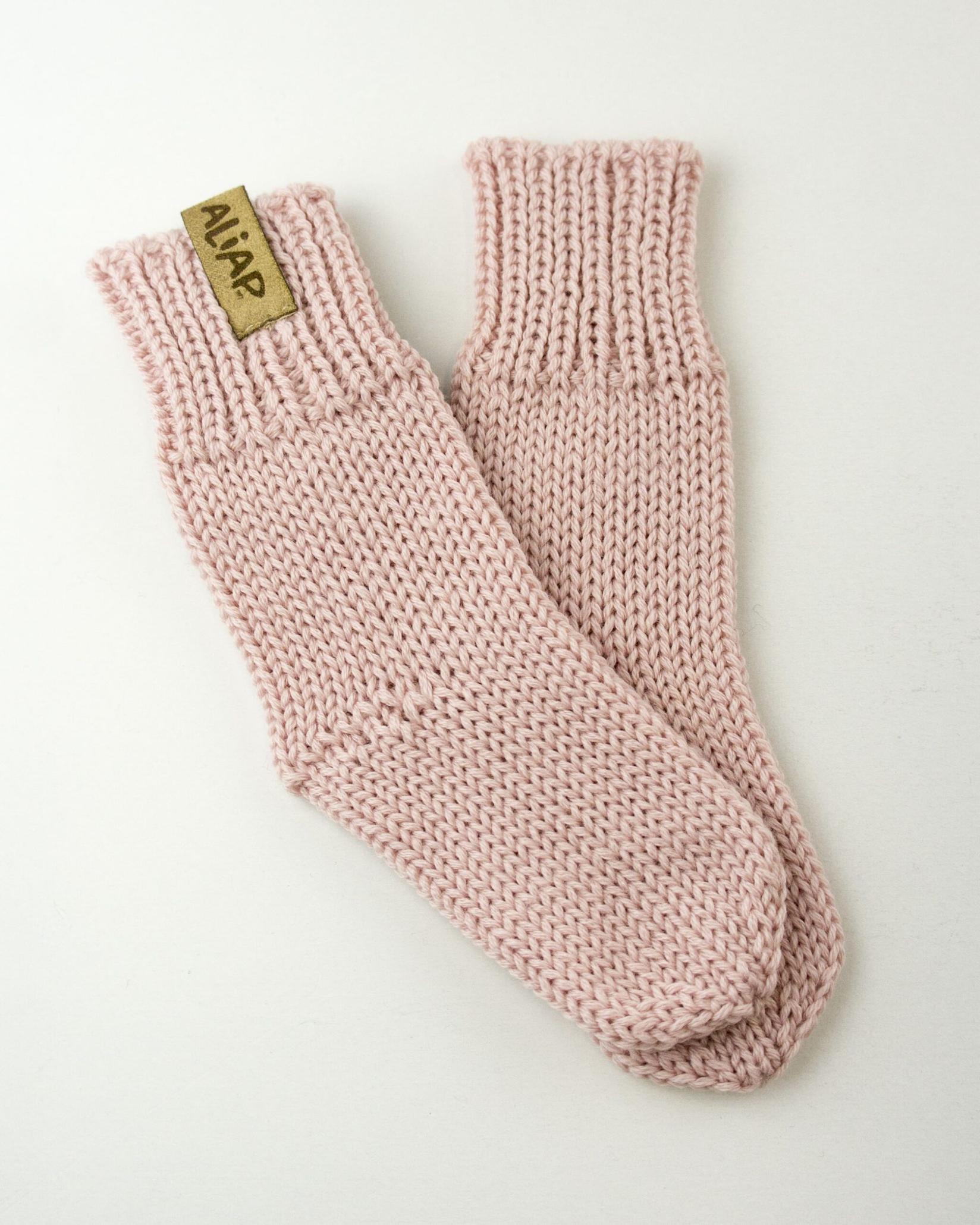 Aliap Чорапи 100% мерино волна - розе