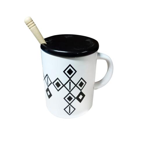 BG Office Шолја, Керамичка, Со Капак, Со натпис, S582