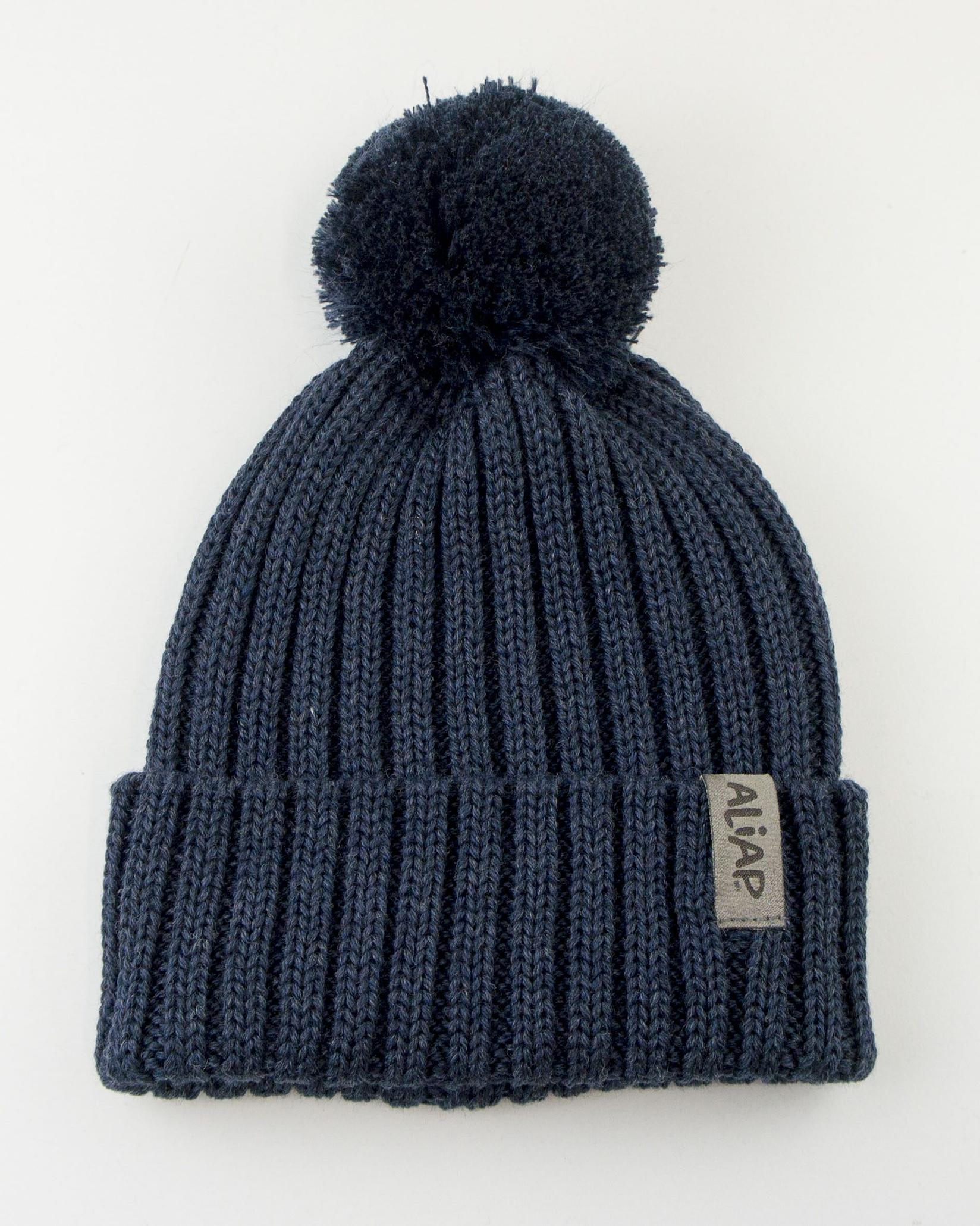 Aliap Капче Beanie 100% мерино волна - графит - 18м-3г