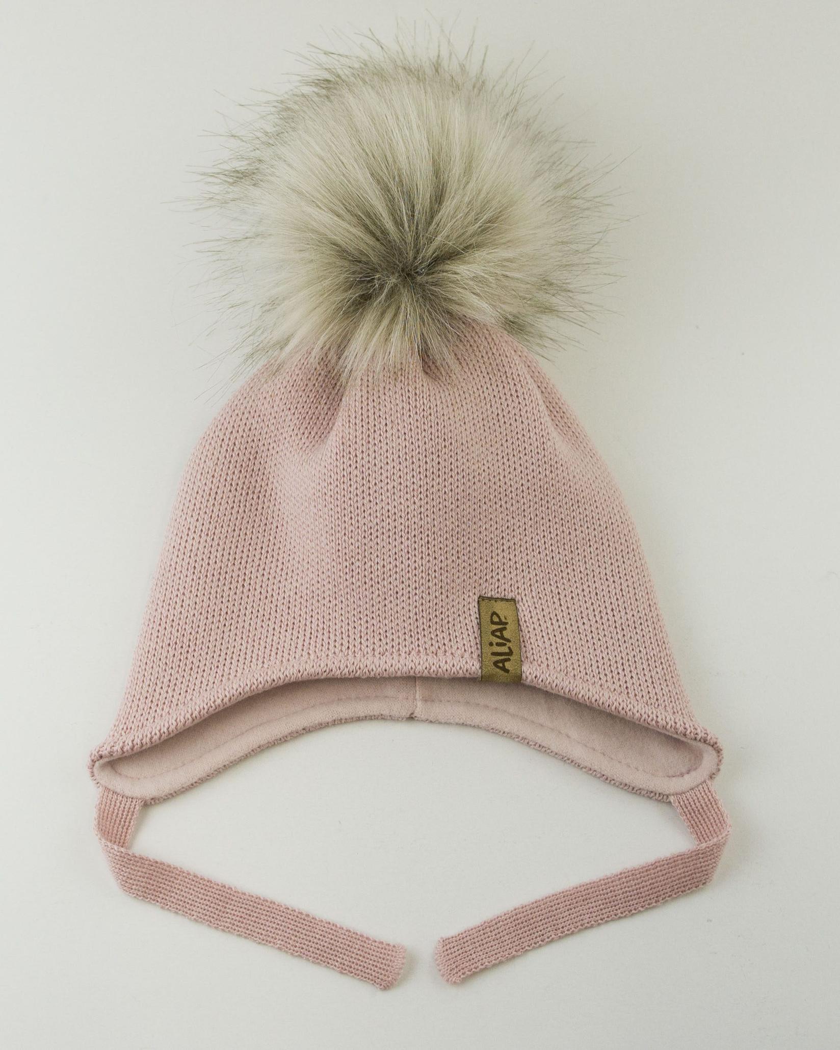 Aliap Капче Trapper 100% мерино волна - розе - 1-2г