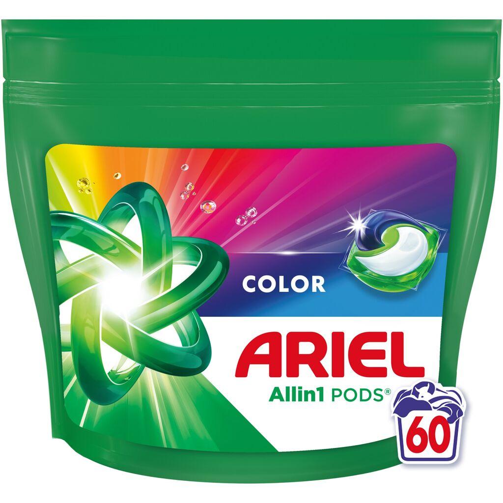 Ariel Color Капсули за перење, 60 капсули