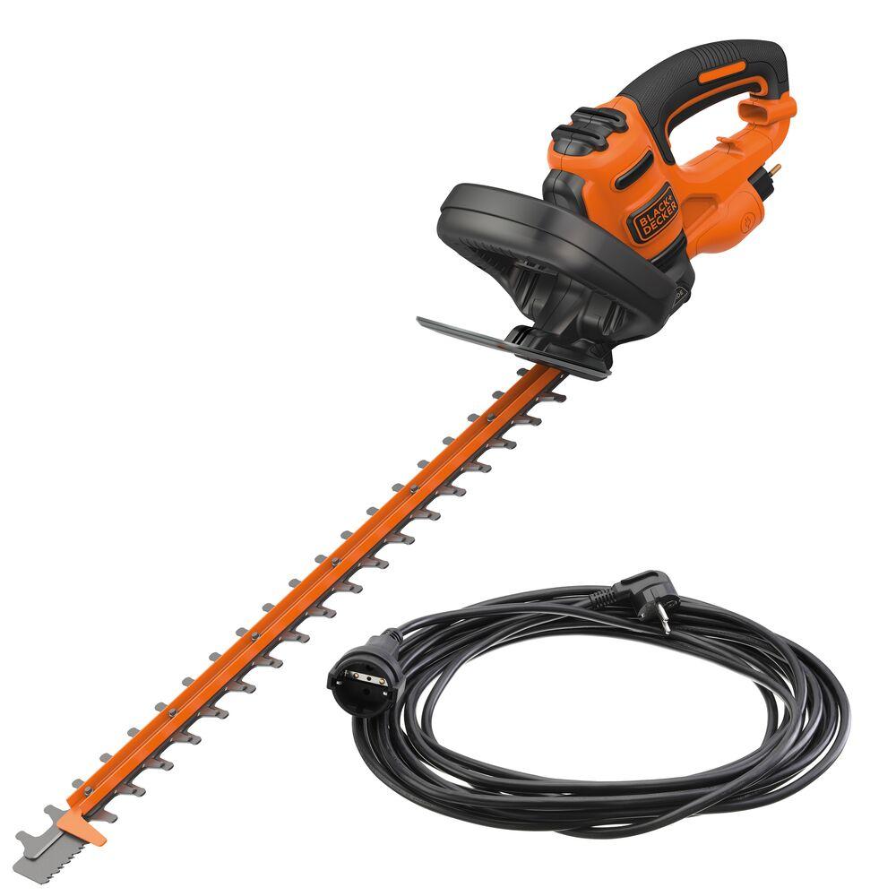 Black+Decker ножица за жива ограда 500W 55cm 22mm со кабел 10m BEHTS401C10-JS