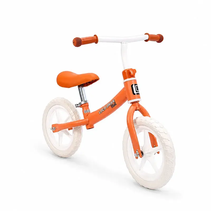 Loco croco Баланс Велосипед DRIVE 12" FLASH, Портокалов