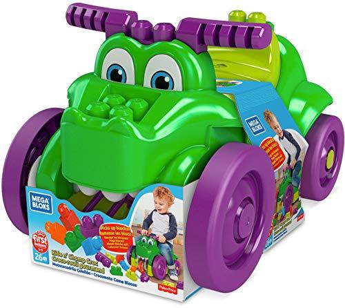 Mega Bloks Крокодилче со коцки проодувалка и други функции GFG22