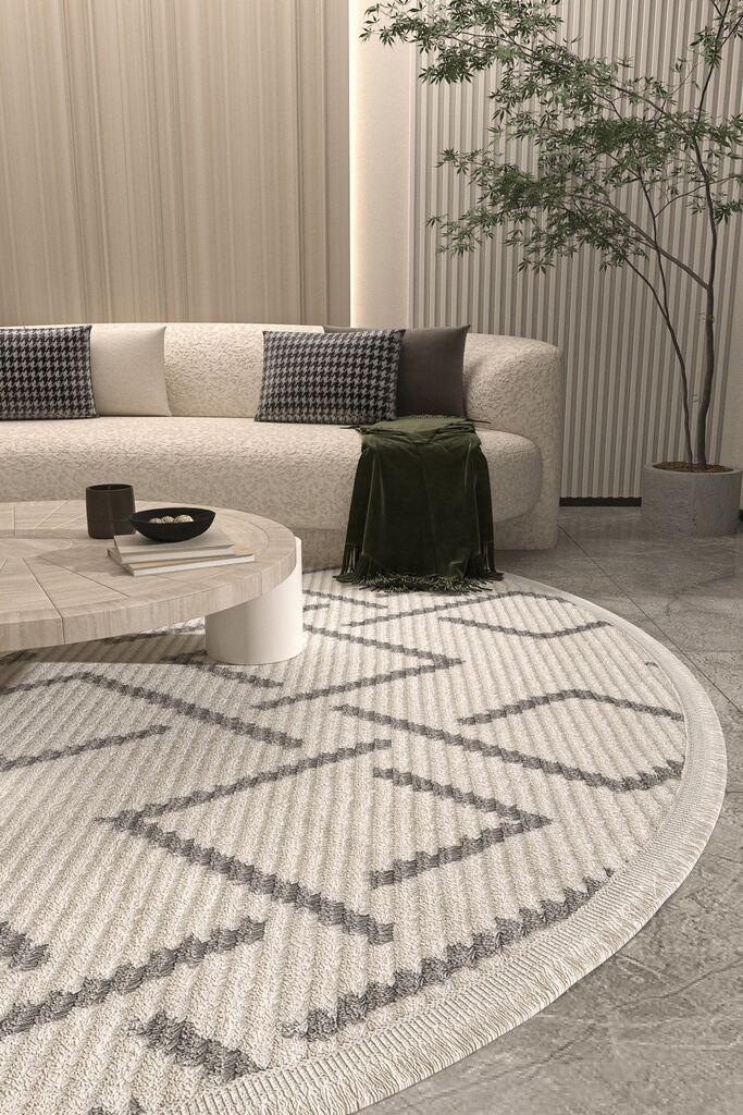 Conceptum Hypnose Carpet Vetrina 3609, O200 cm, крем-сив
