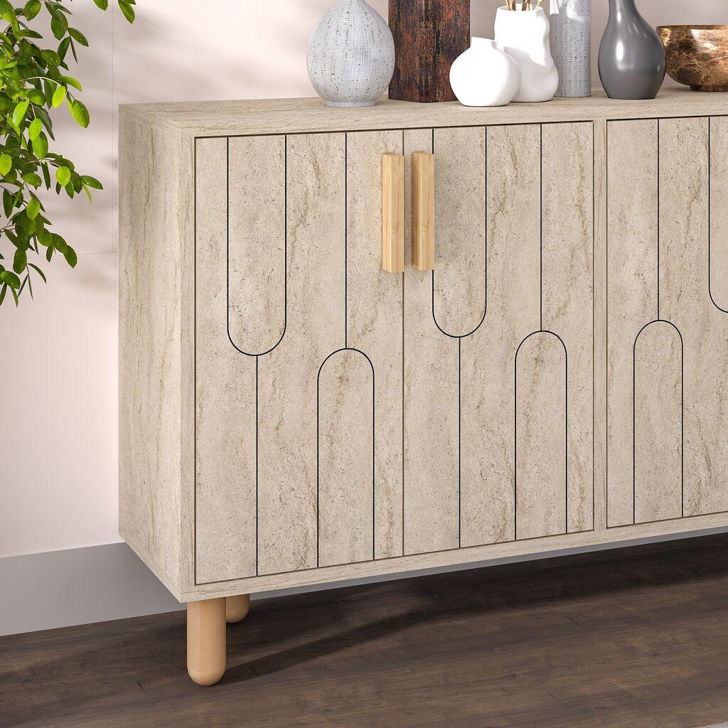 Hanah Home Console Vincent, 120x73,6x29,6 см, бела