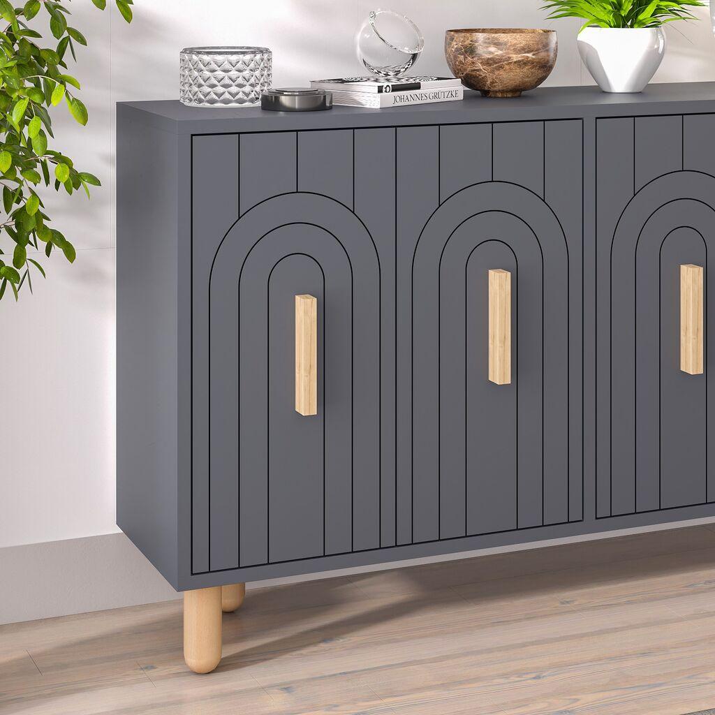 Hanah Home Console Tiger, 120x73,6x29,6 см, бела