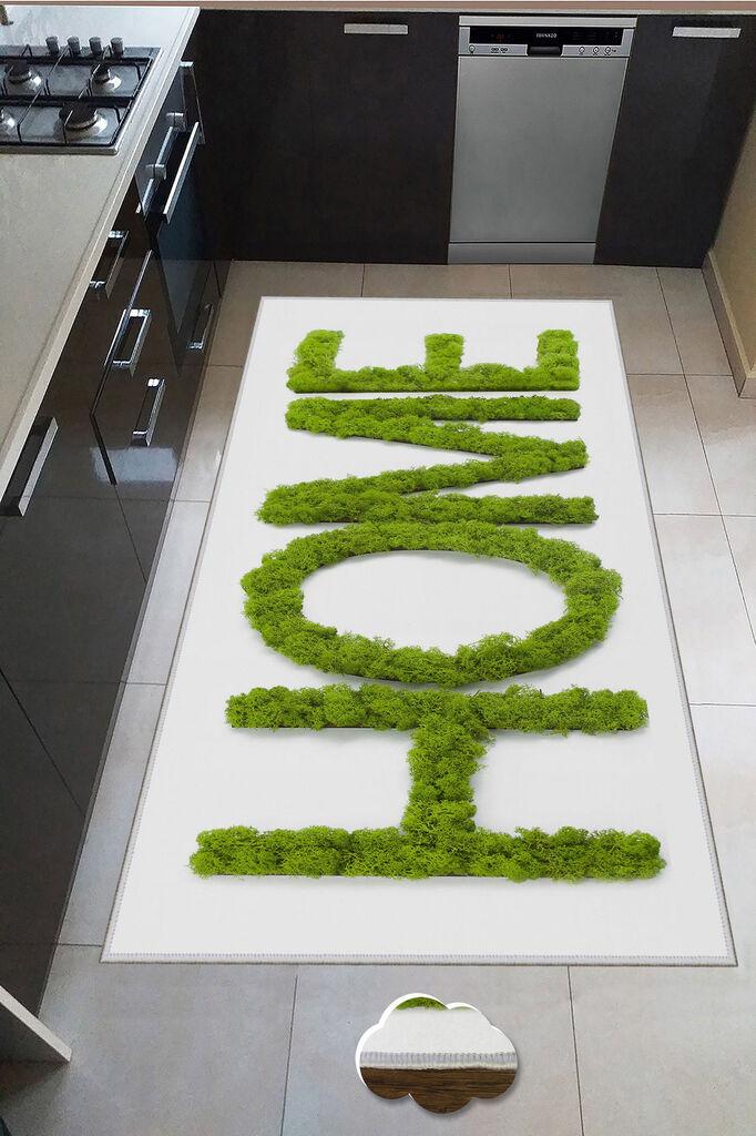 Conceptum Hypnose тепих Wookece228, 80x300 cm, зелено-бело