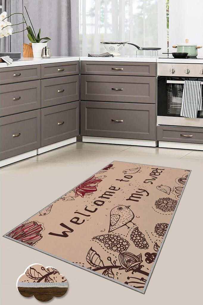 Тепих Conceptum Hypnose Wookece174, 80x200 см, црно-бел