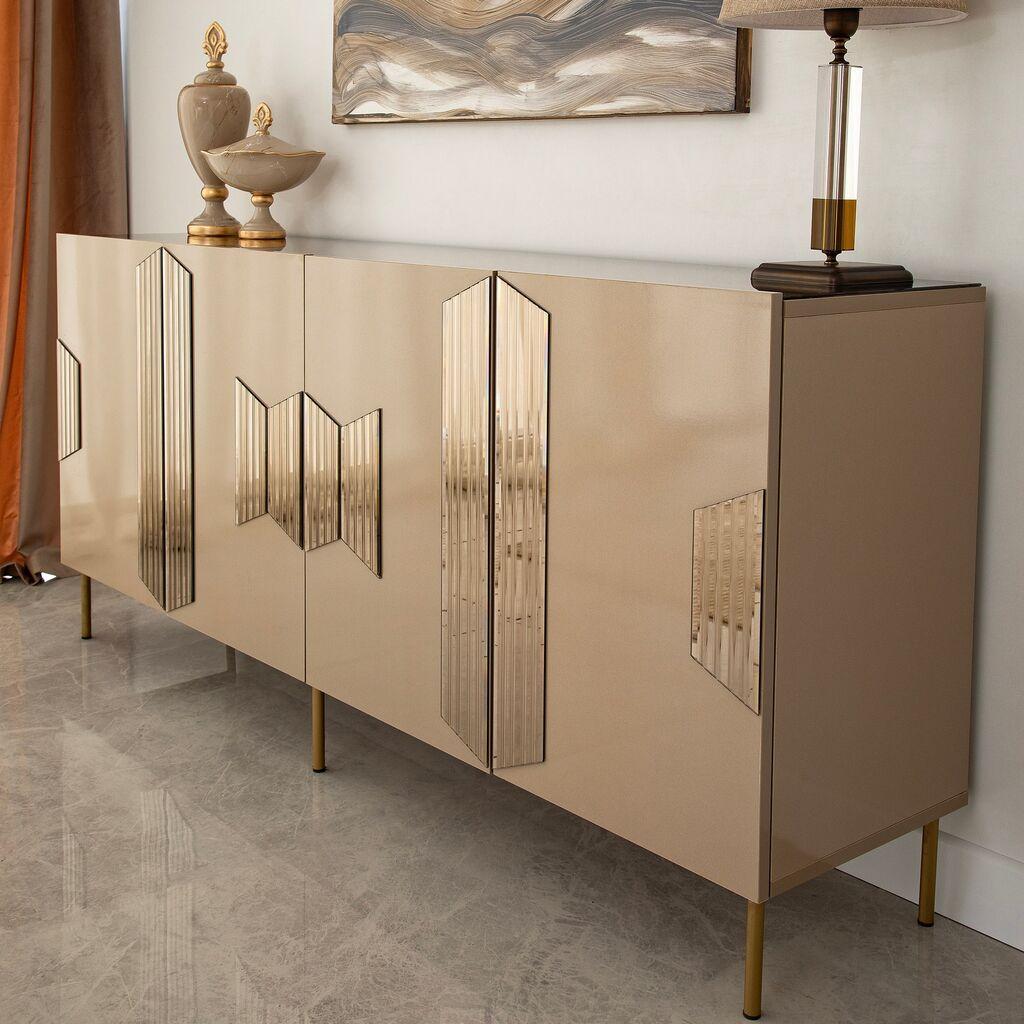 Hanah Home Console Виена, 180x80x40 см, бронзена боја