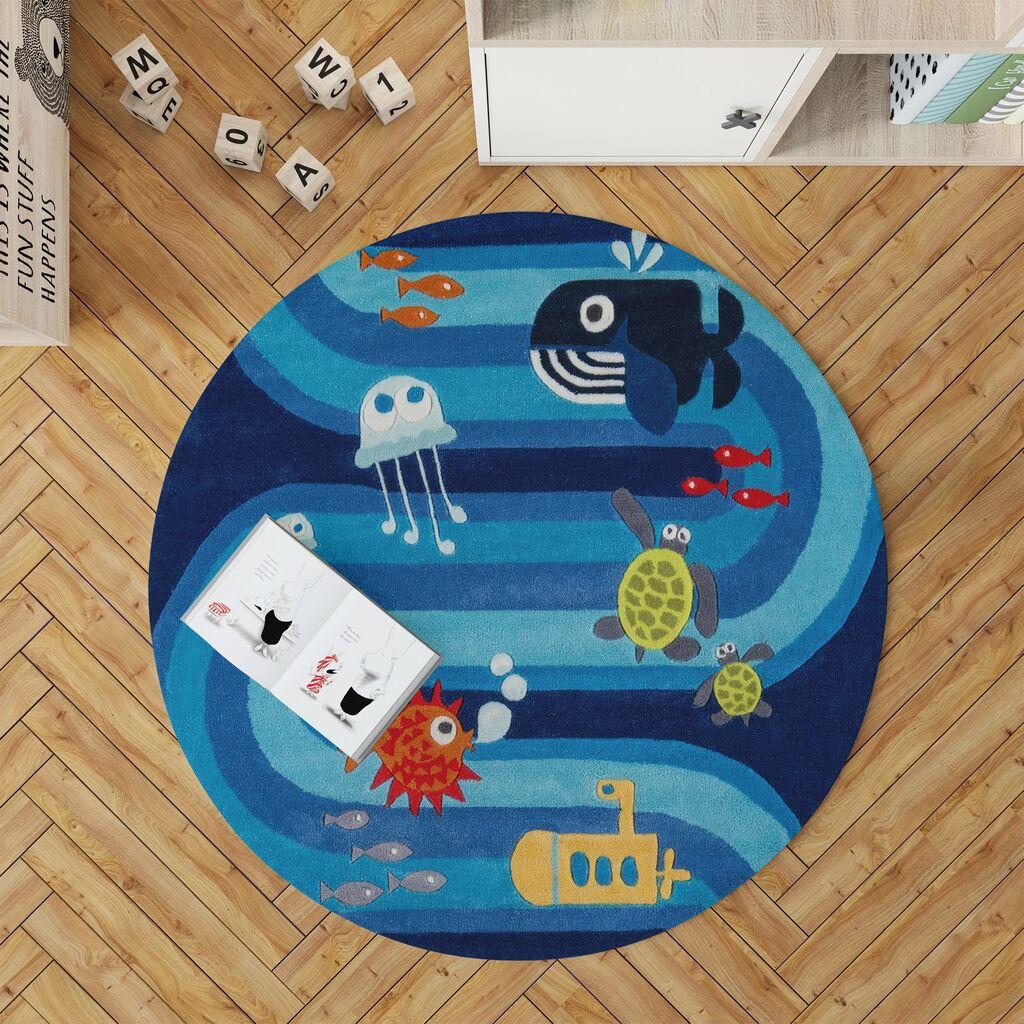 Conceptum Hypnose тепих Woopamuk131, 160X160 cm, темно сина