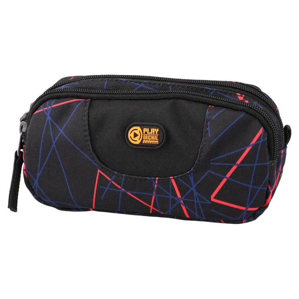 Празна касетка за моливи за играње B64, линии, црна