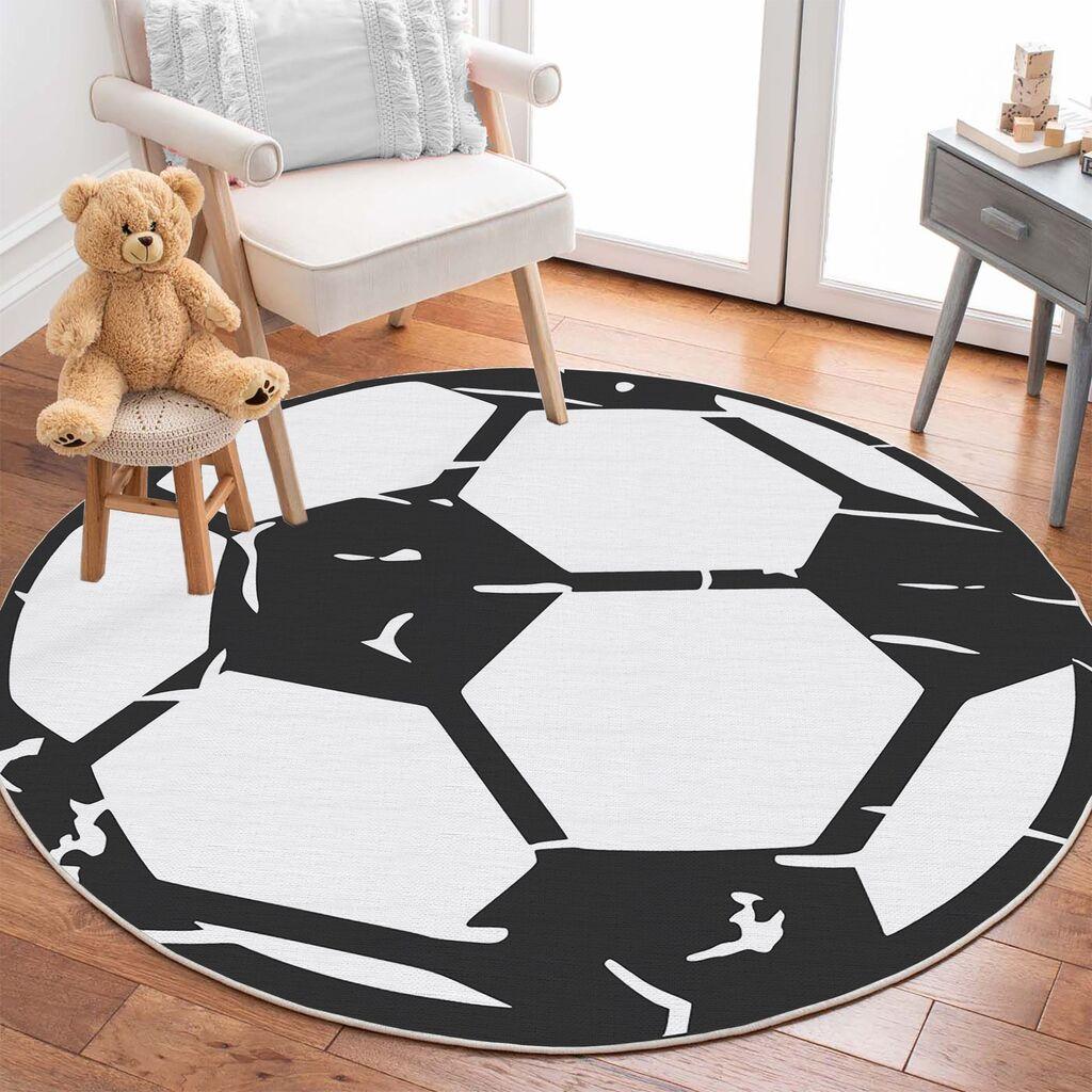 Conceptum Hypnose тепих Woopamuk162, 120X120 cm, бело-црно