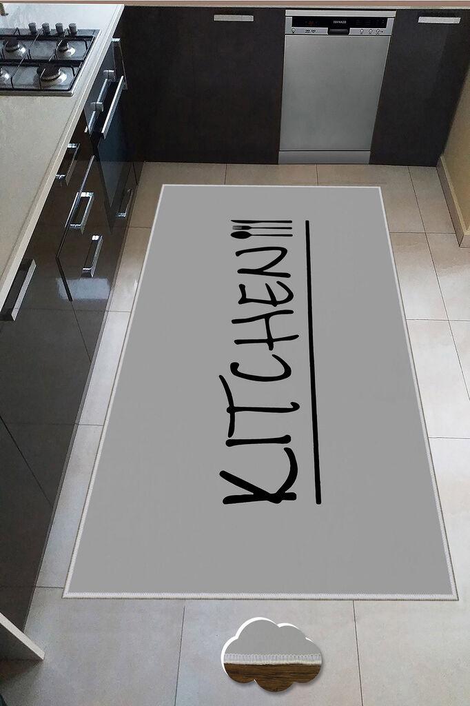 Conceptum Hypnose тепих Wookece239, 80x300 cm, сиво-црно