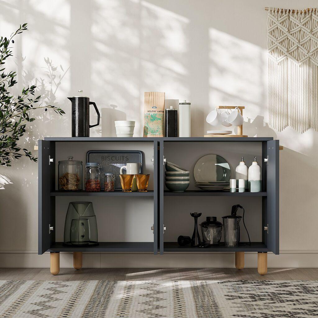 Hanah Home Console Venice, 120x73,6x29,6 см, Антрацит