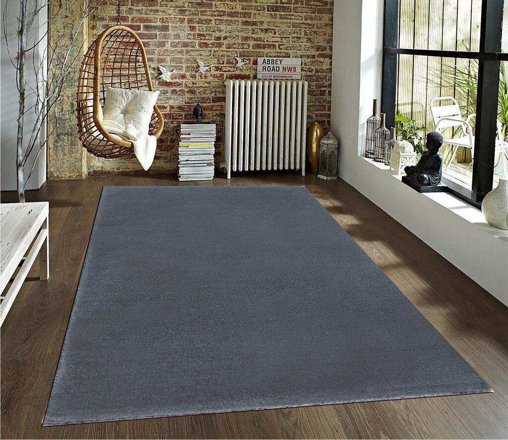 Мек тепих Conceptum Hypnose, 100x300 см, темно сив